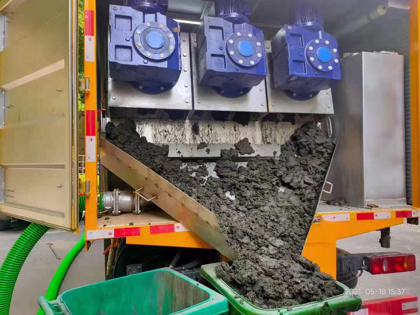 千山化粪池清掏城市维护站-泥浆净化干湿分离处理